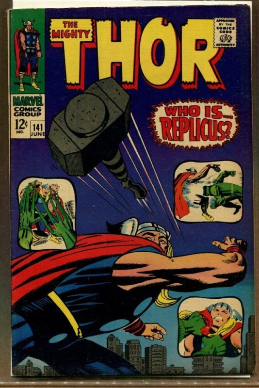 Mighty Thor #141 - ''Wrath of Replicus!'' - 1967 (VF) WH