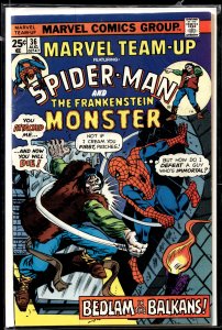 Marvel Team-Up #36 (1975) Frankenstein Monster