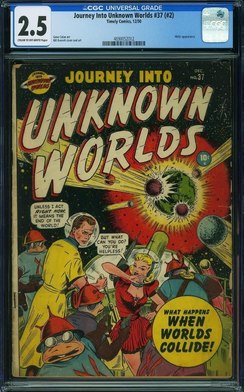 Journey Into the Unknown #2 [37] (1950) CGC 2.5