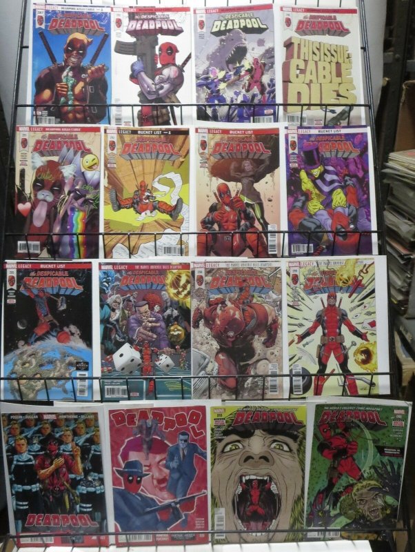 DEADPOOL MEGA-COLLECTION! 38 ISSUES!Third series,fourth series,Despicable,VFNM 