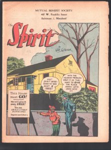 Spirit 2/25/1945-Will Eisner's famous mystery character-Lady Luck & Intellect...