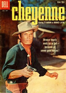 Cheyenne #12 VG ; Dell | low grade comic August 1959 Ty Hardin as Bronco Layne