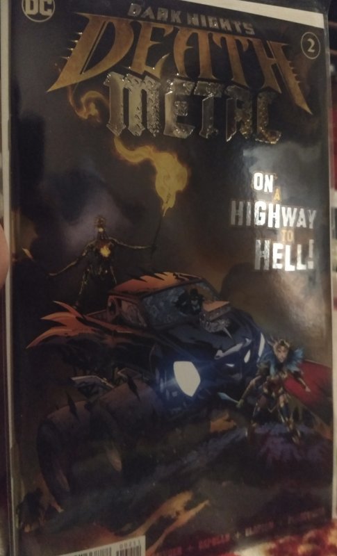 Dark Night's Death Metal # 2 NM Foil variant