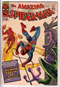 Amazing Spider-Man #21 (Feb-65) VG+ Affordable-Grade Spider-Man