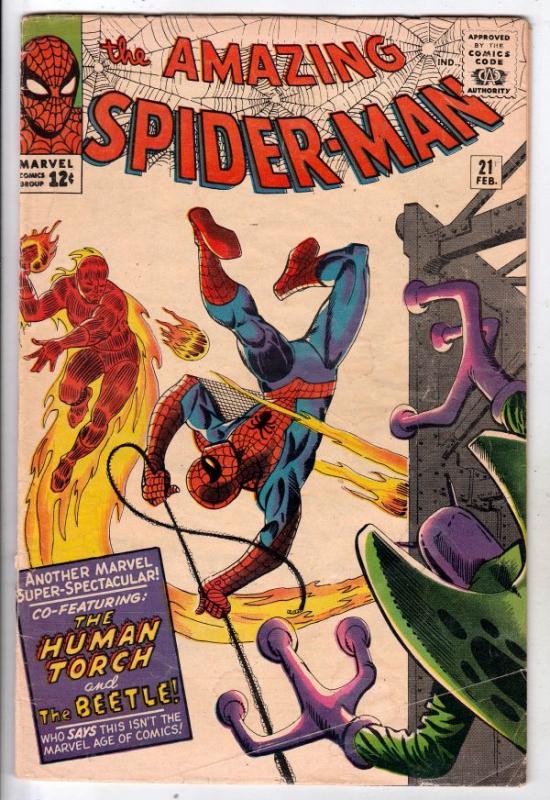 Amazing Spider-Man #21 (Feb-65) VG+ Affordable-Grade Spider-Man