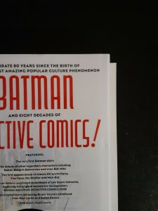 Detective : 80 Years of Batman Hardcover 1st Print Cover by Jim Lee.