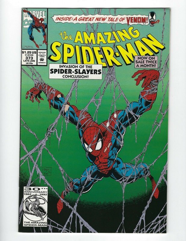 The Amazing Spider-Man #373 (Jan 1993, Marvel) VF and better  2 COPY'S