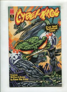 CYBERFROG #1 (9.0) ETHAN VON SCIVER ART!! 1996