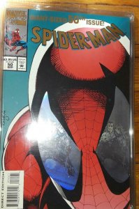 SPIDER-MAN #50, VF/NM, more ASM in store, 1990 1994, Holofoil / hologram eyes