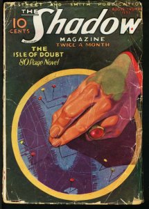 PULP:  SHADOW 1933 AUG 15-STREET AND SMITH PULP-RARE FR