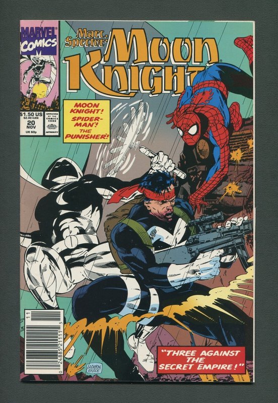 Moon Knight #20  / 9.4 NM - 9.6 NM+  /  Newsstand November 1990