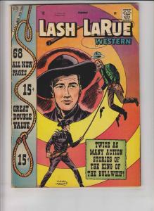 Lash LaRue Western #67 VG february 1958 - silver age western - charlton comics