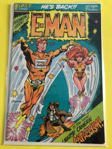 E-MAN #1 1983  FIRST COMICS  /  PREMIERE ISSUE  /  UNREAD  /  NM / +