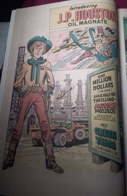 1st Issue Special  volume 1 # 2 The Green Team  Boy Millionaires 1975