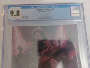 Uncanny Avengers #3 1:50 Arthur Adams Variant - Psylocke - 2023 - CGC 9.8