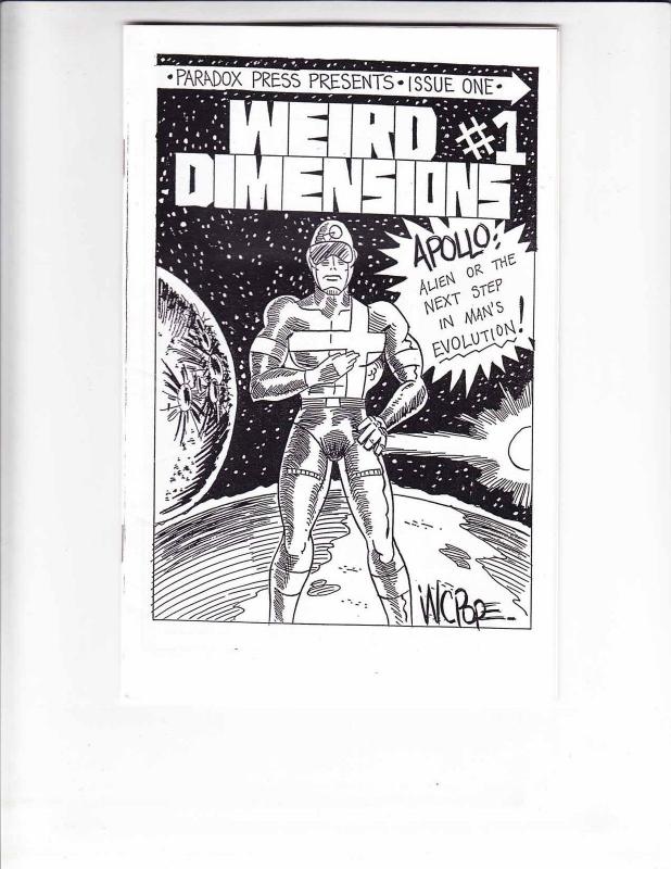 Weird Dimensions #1 VF paradox press - gene simmons pin-up in full KISS gear