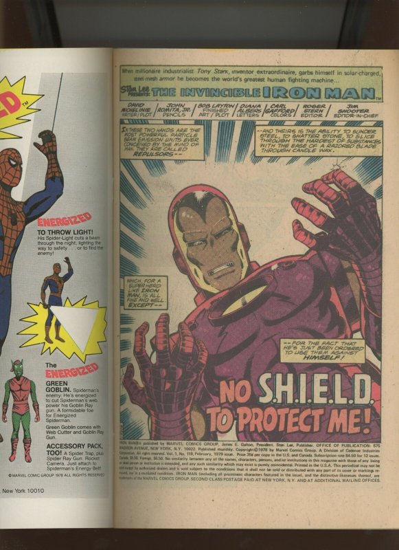 (1979) Iron Man #119: BRONZE AGE! WE COMBINE SHIPPING! (8.0)