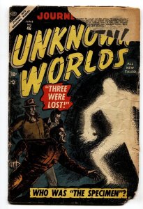 JOURNEY INTO UNKNOWN WORLDS #46 comic book 1956-ATLAS-SCI-FI-UFOs-Aliens