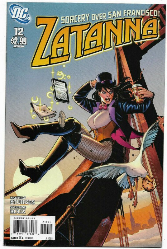 ZATANNA#12 NM 2011 ADAM HUGHES COVER DC COMICS