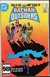Batman and the Outsiders #32 (1986) Batman and the Outsiders