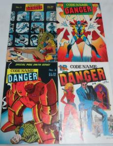 CODENAME DANGER (1985 LODESTONE) 1-4 Kyle Baker,P Smith, Gulacy early Indie