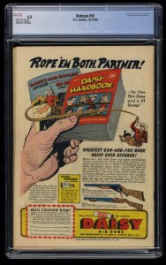 Batman #55 CGC FN+ 6.5 White Pages Joker Cover!