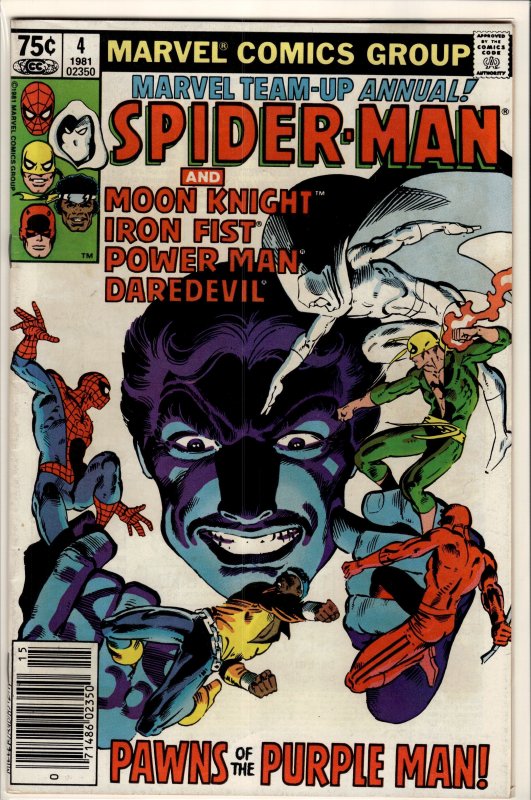 Marvel Team-Up Annual #4 (1981) Power Man