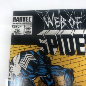Web Of Spider-Man (1985) # 12 (VF/NM) Canadian Price Variant • CPV • Peter David