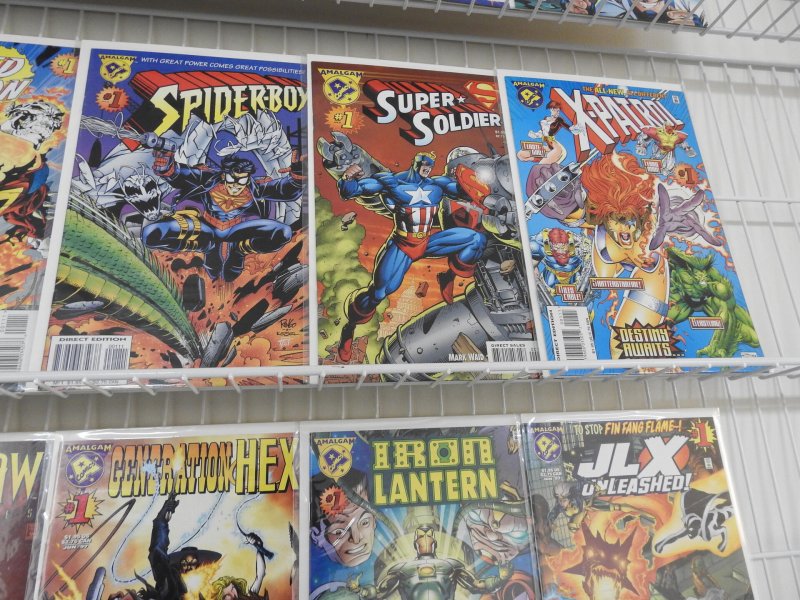 Marvel/DC Amalgam Set!! (24-bks) W/ Dark Claw, Speed Demon+ Avg VF-NM Condition!