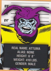 2015 Avengers Silver Age Trading Cards-Classic Villains #CV7 Attuma