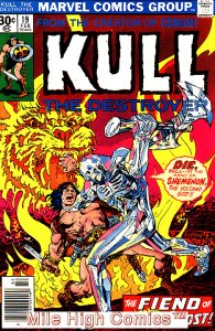 KULL THE CONQUEROR (1971 Series)  (MARVEL) #19 Very Good Comics Book