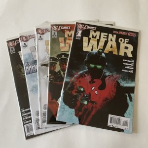 Men Of War 1 2 3 4 5 Lot Run Set Near Mint Nm Dc Comics