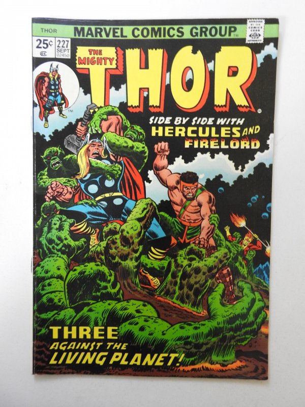 Thor #227 (1974) VG+ Condition! Rust on bottom staple. MVS intact!