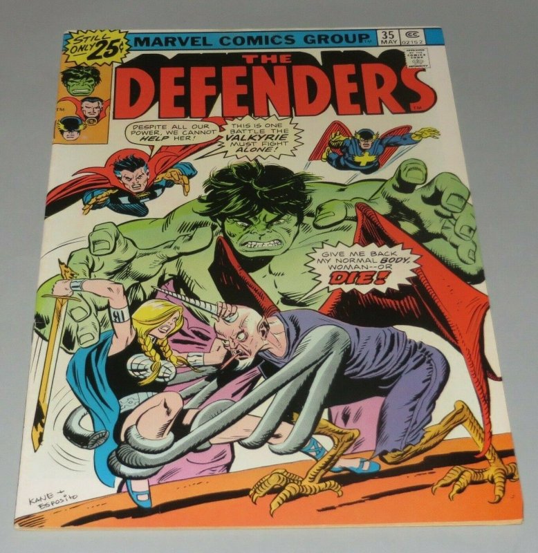 Defenders #35 VF High Grade Marvel Dr. Strange Hulk 1st App New Red Guardian