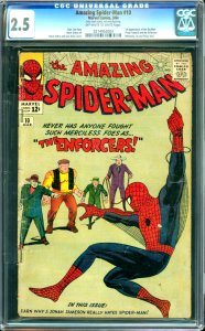 The Amazing Spider-Man #10 CGC Graded 2.5 1st appearance of the Big Man