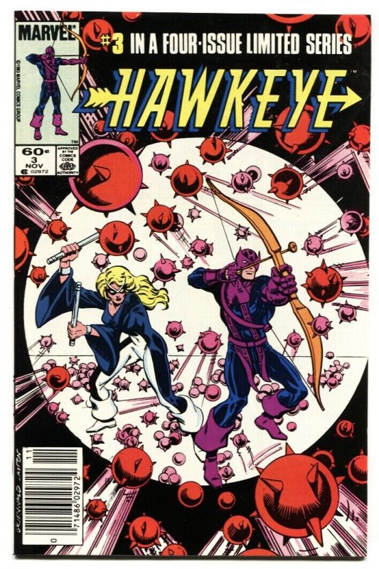Hawkeye #3-1983-Newsstand variant-Comic Book-Marvel NM-