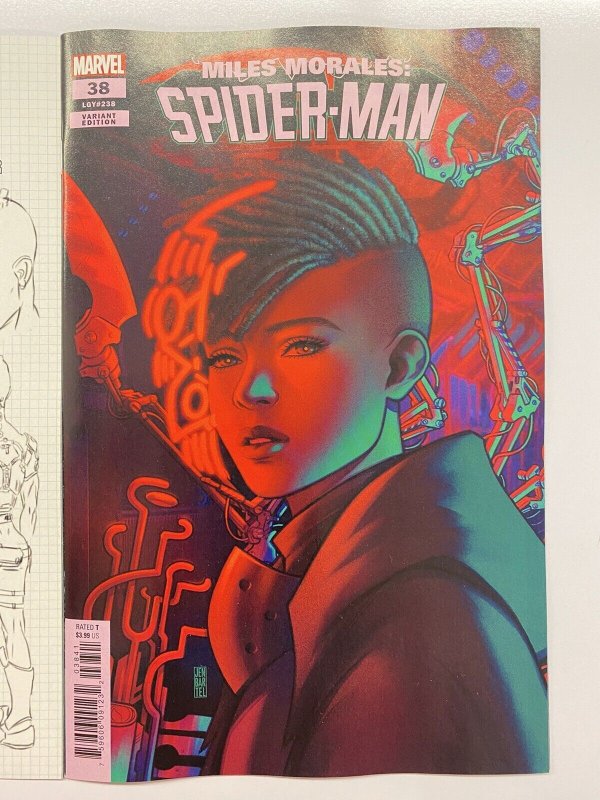 MILES MORALES SPIDER-MAN #38 BARTEL + 1:10 ALLEN DESIGN IN-HAND NOW PROSHIPPER