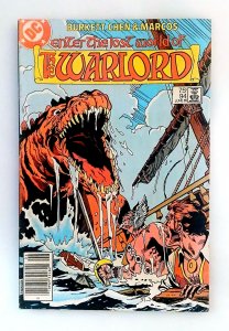 Warlord #94 (1985) Rare Newsstand Variant Edition! Viking Saga DCU