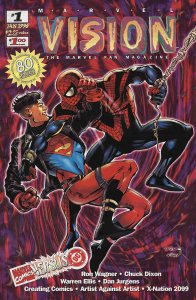 Marvel Vision #1 FN ; Marvel | Spider-Man Superboy Marvel Vs DC