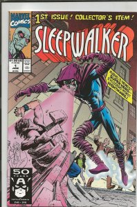Sleepwalker #1 ORIGINAL Vintage 1991 Marvel Comics