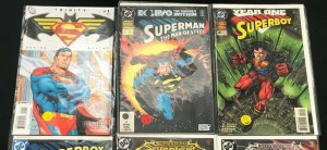 SUPERMAN/SUPERBOY 6PC LOT (VF) TRINITY #1!! SILVER BANSHEE!! 1992-2008
