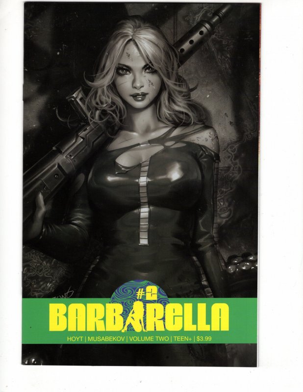 Barbarella #2 Black and White Virgin Cover  / ID#210