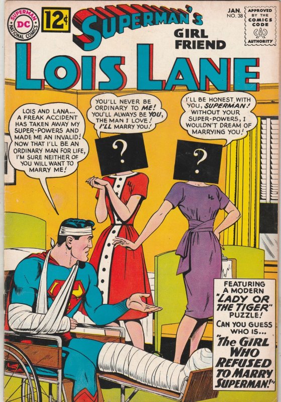 Superman's Girl Friend, Lois Lane #38 (1963) Question Superman FN/VF OREGON CERT