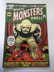 Where Monsters Dwell #12 (1971) FN/VF Condition