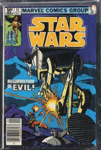 Star Wars #51 Newsstand Edition (1981) Star Wars