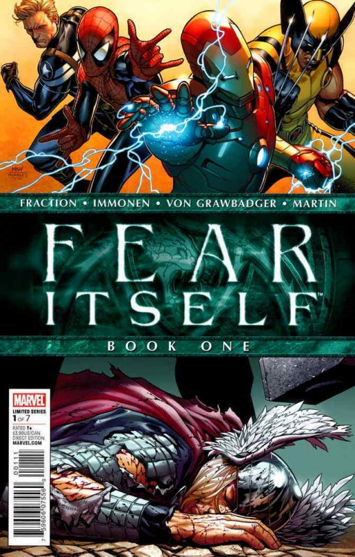 Fear Itself #1 VF; Marvel | save on shipping - details inside