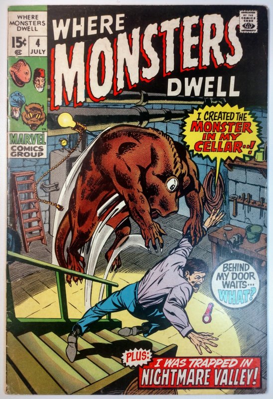 Where Monsters Dwell #4 (6.0, 1970)