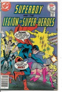 SUPERBOY and the LEGION of SUPER-HEROES #232, VF+, Mike Grell, Saturn, DC, 1977