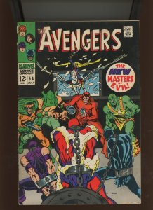 (1968) The Avengers #54: SILVER AGE! KEY ISSUE! WE COMBINE SHIPPING! (1.8/2.0)