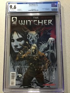 The Witcher #1 (2014) CGC 9.6, White pages!